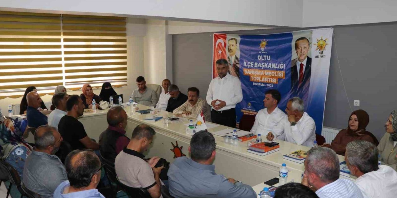 AK Parti Oltu’da 2026 danışma meclisi toplantısını gerçekleştirdi