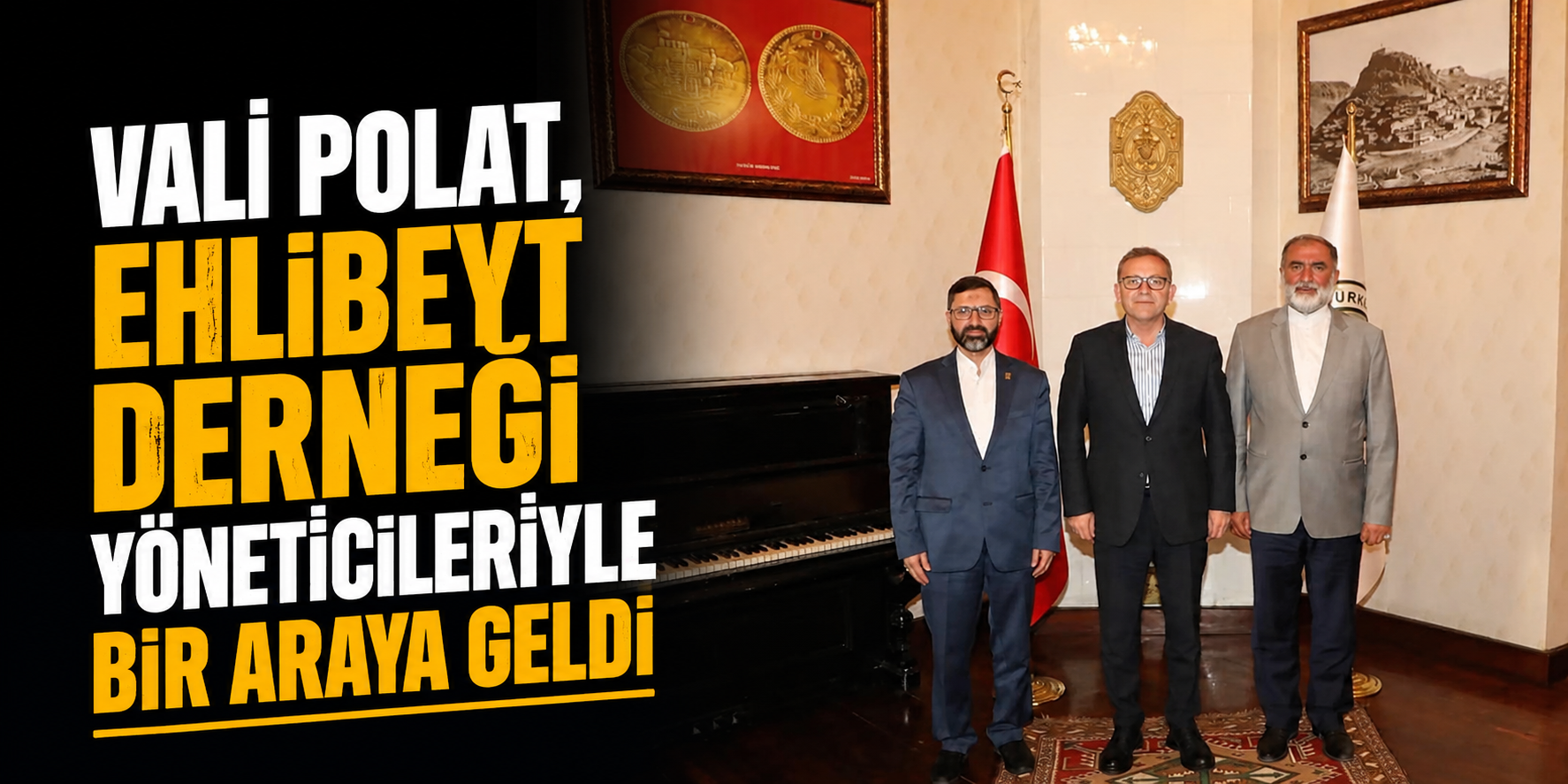 Vali Polat, Ehlibeyt Derneği Yöneticileriyle Bir Araya Geldi