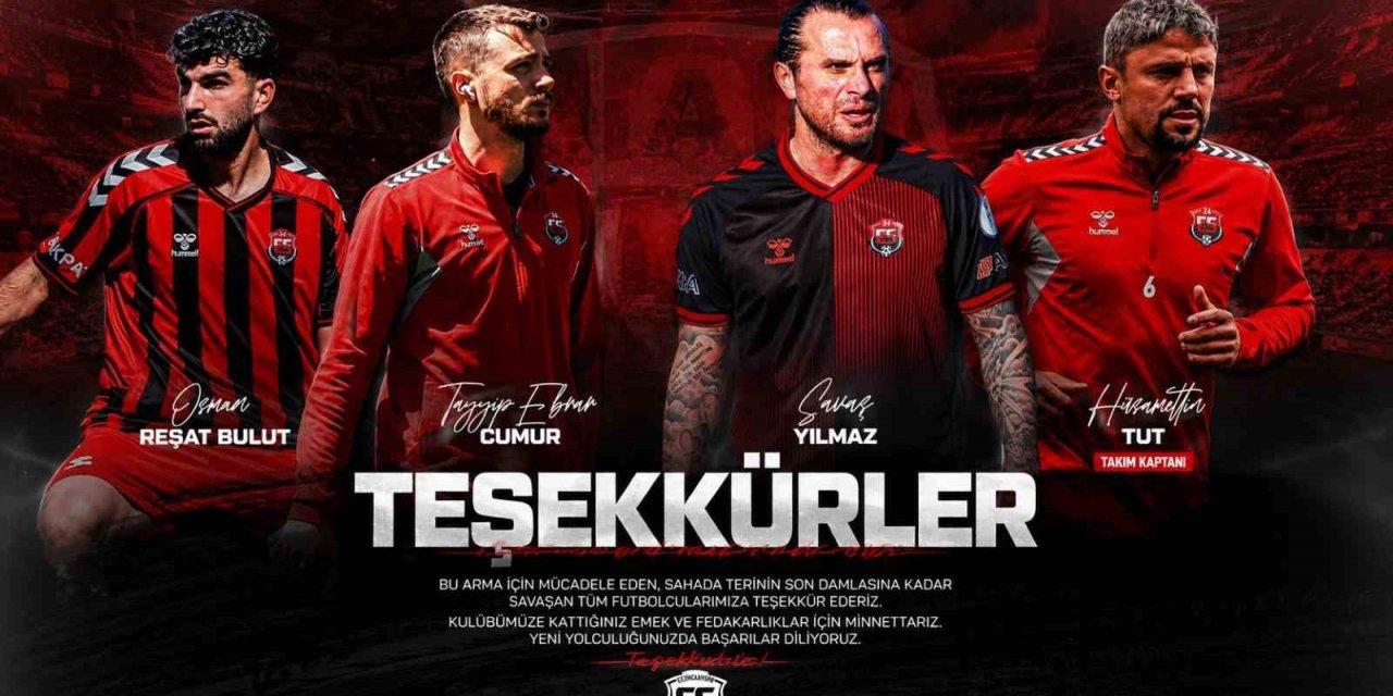 Erzincanspor’da 4 futbolcuyla yollar ayrıldı