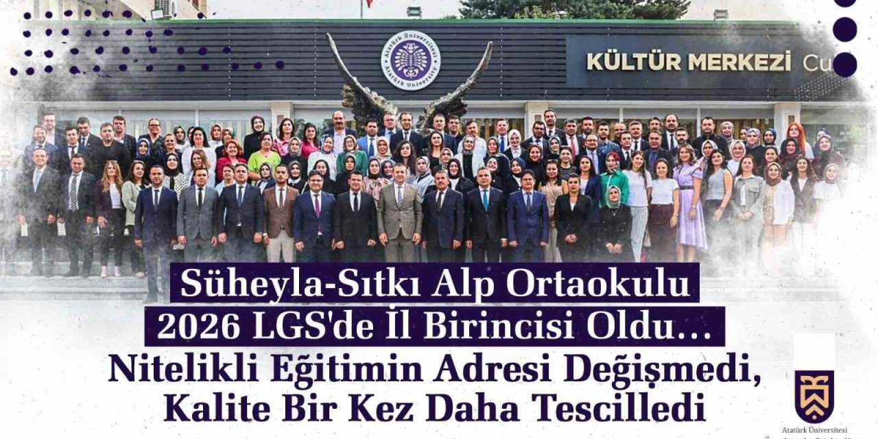 Süheyla-Sıtkı Alp Ortaokulu 2026 LGS’de il birincisi oldu