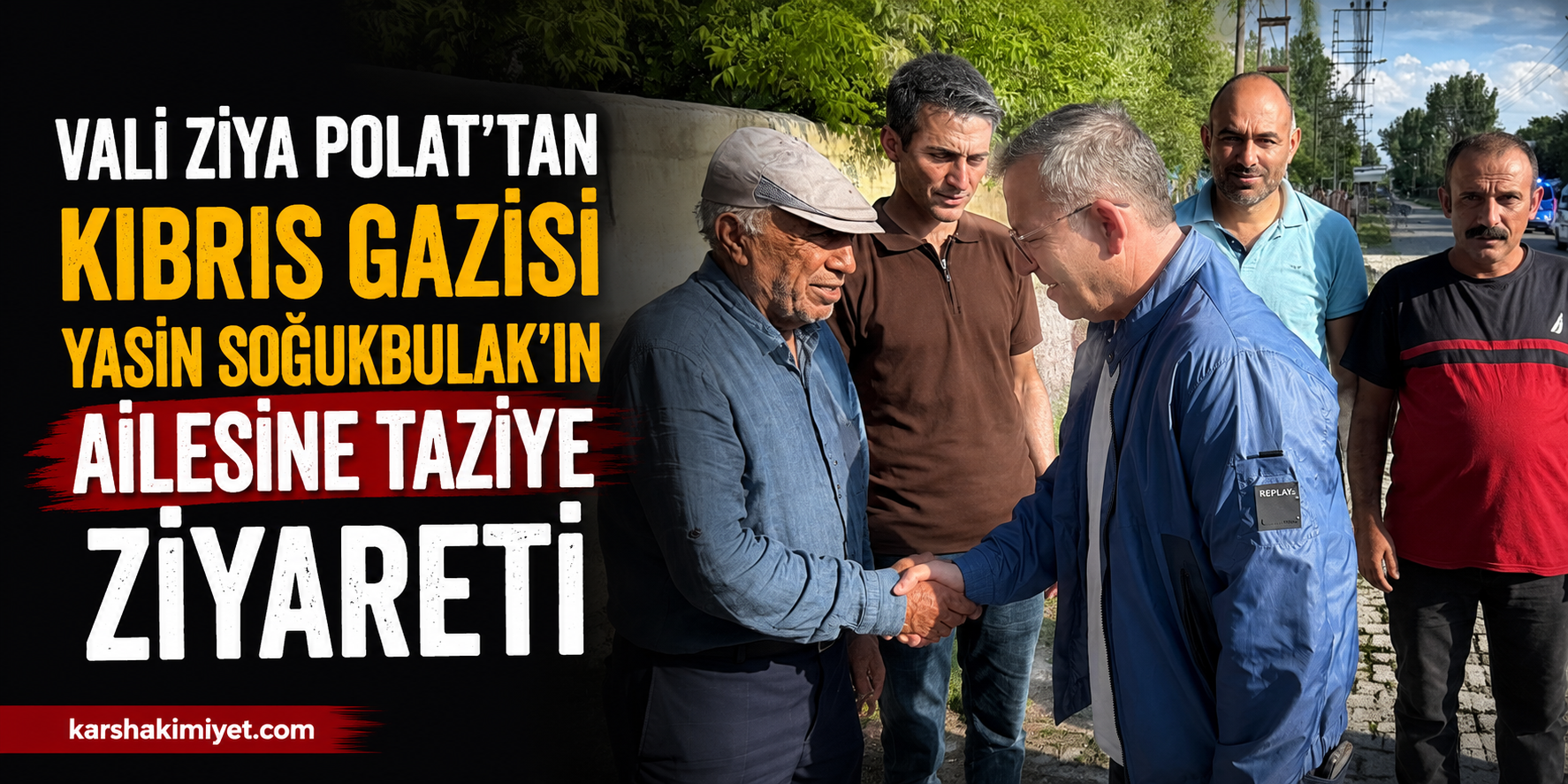 Vali Ziya Polat'tan Kıbrıs Gazisi Yasin Soğukbulak'ın Ailesine Taziye Ziyareti