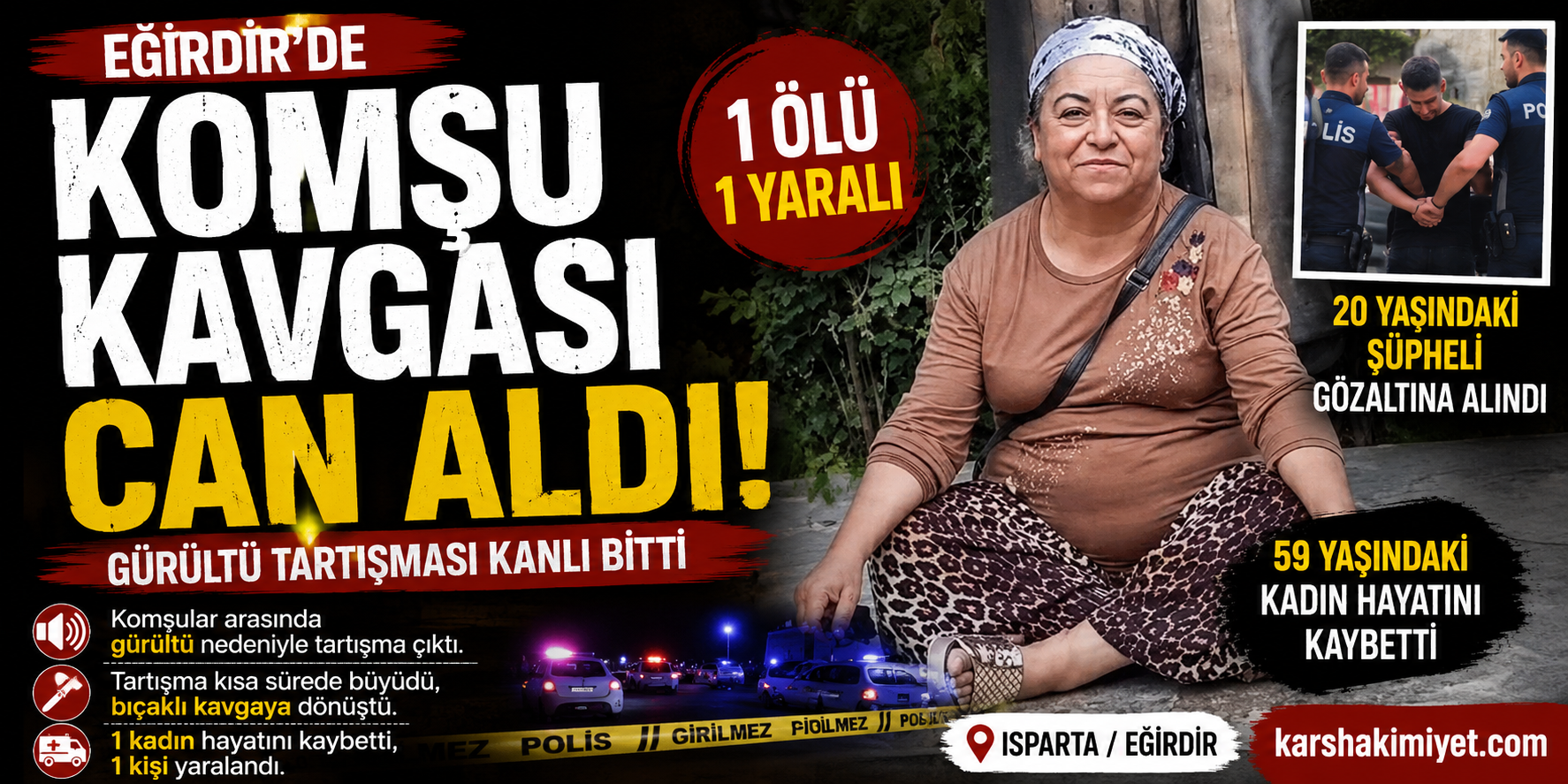 Komşu Kavgası Can Aldı: Gürültü Tartışması Kanlı Bitti