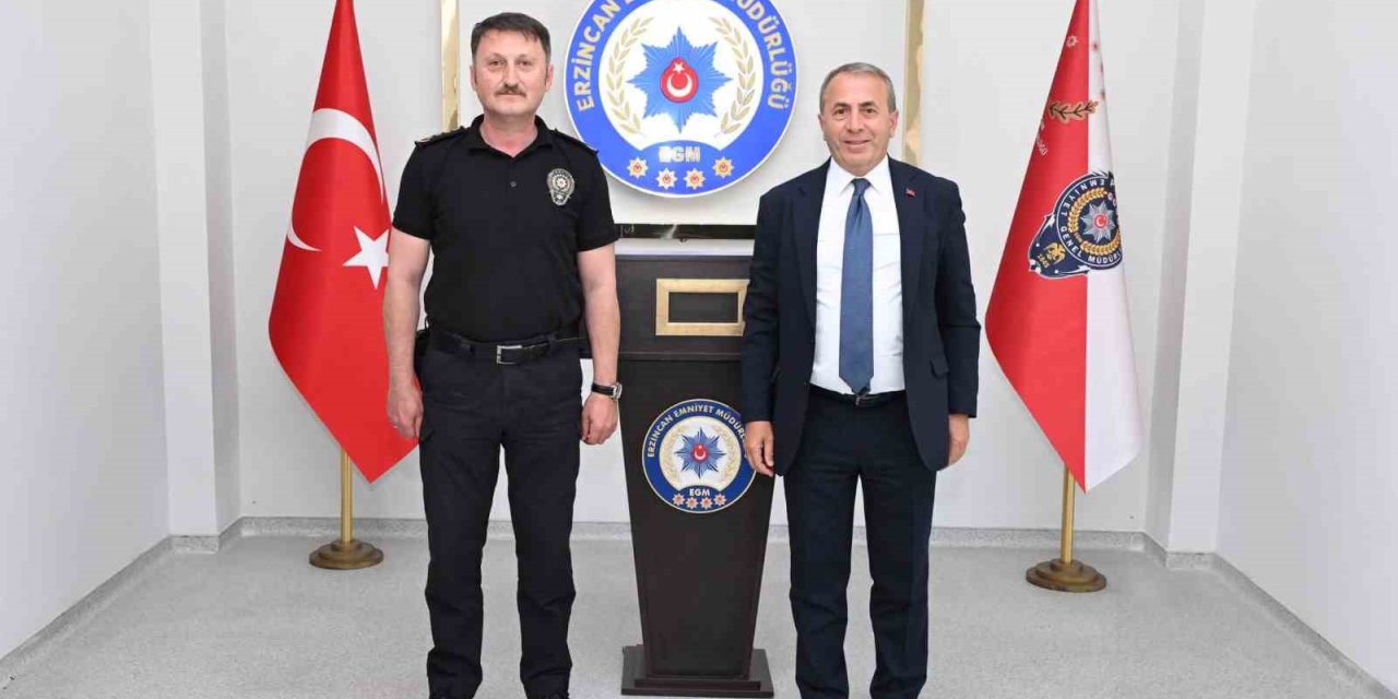 Erzincan eski İl Emniyet Müdürü Kurt’tan Baybaba’ya ziyaret