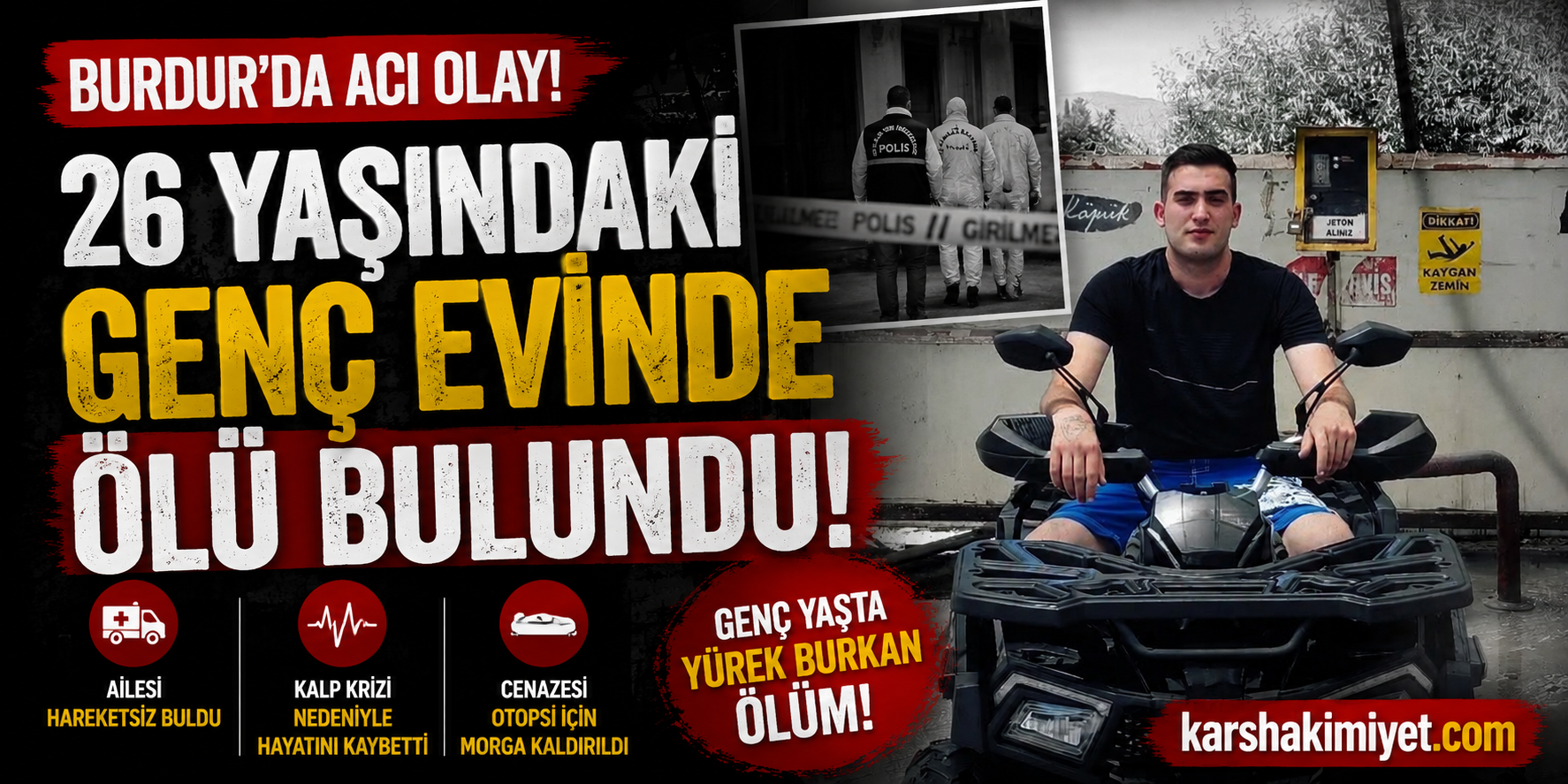 26 Yaşındaki Genç Evinde Ölü Bulundu