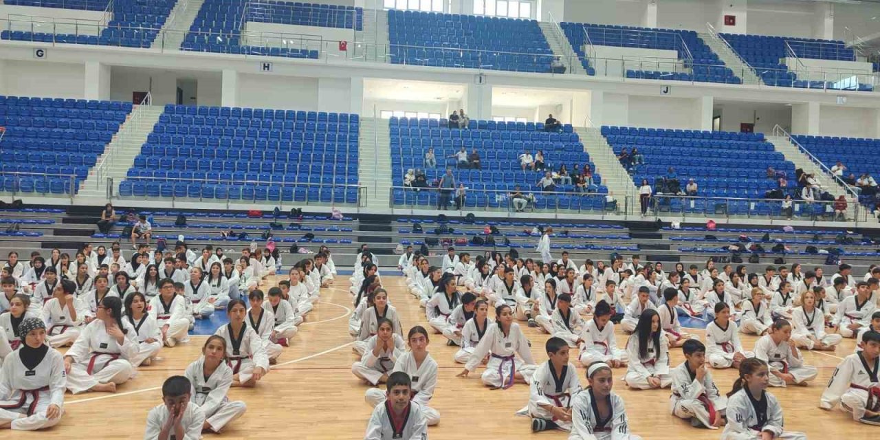 Malatya’da 476 sporcu siyah kuşak için ter döktü