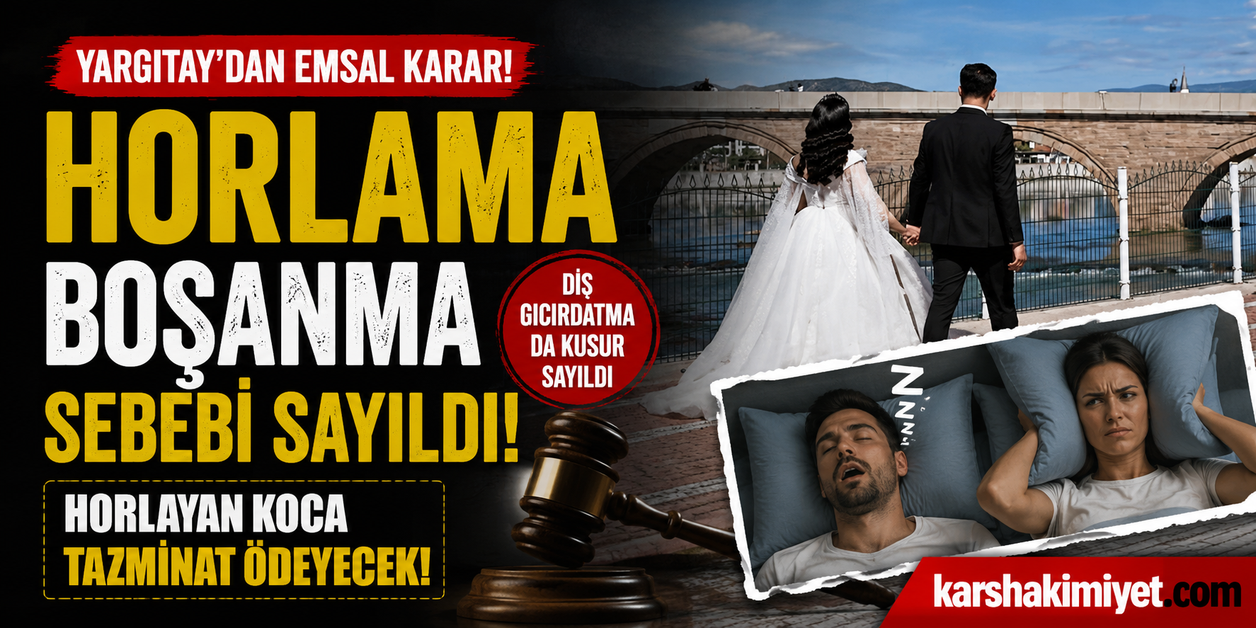 Horlama Boşanma Sebebi Sayıldı