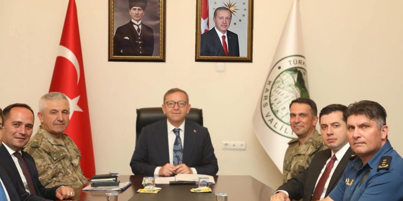 Kars’ta asayiş ve sınır güvenliği masaya yatırıldı