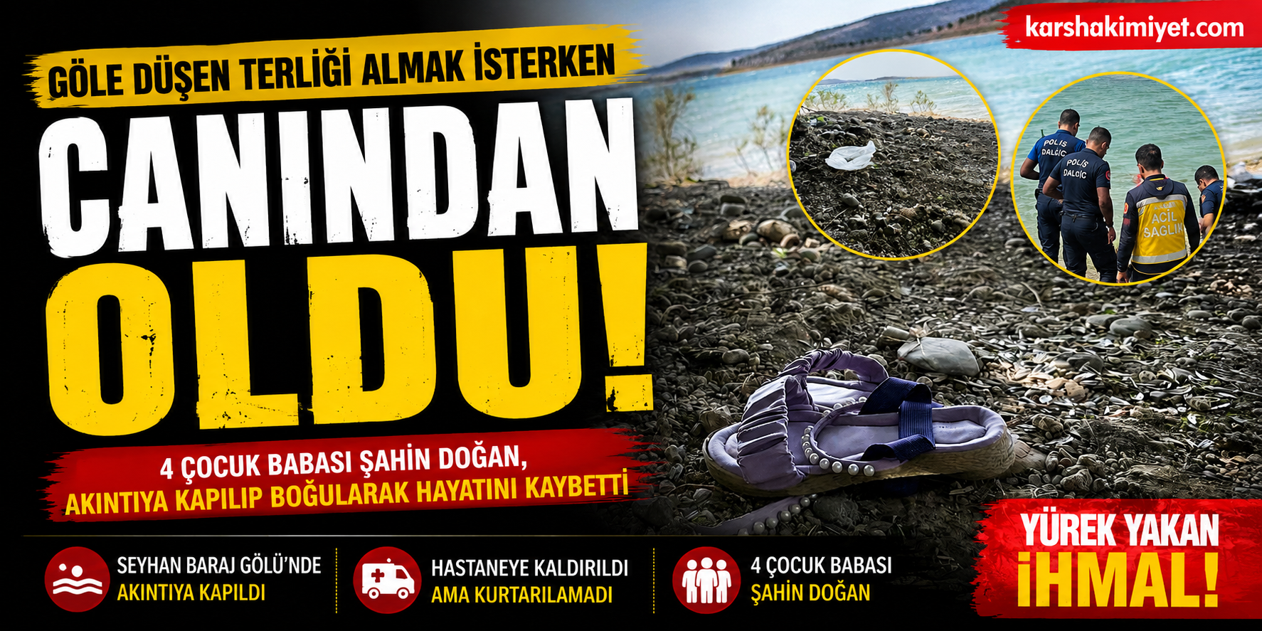 Çocuğunun Terliğini Almak İsterken Canından Oldu