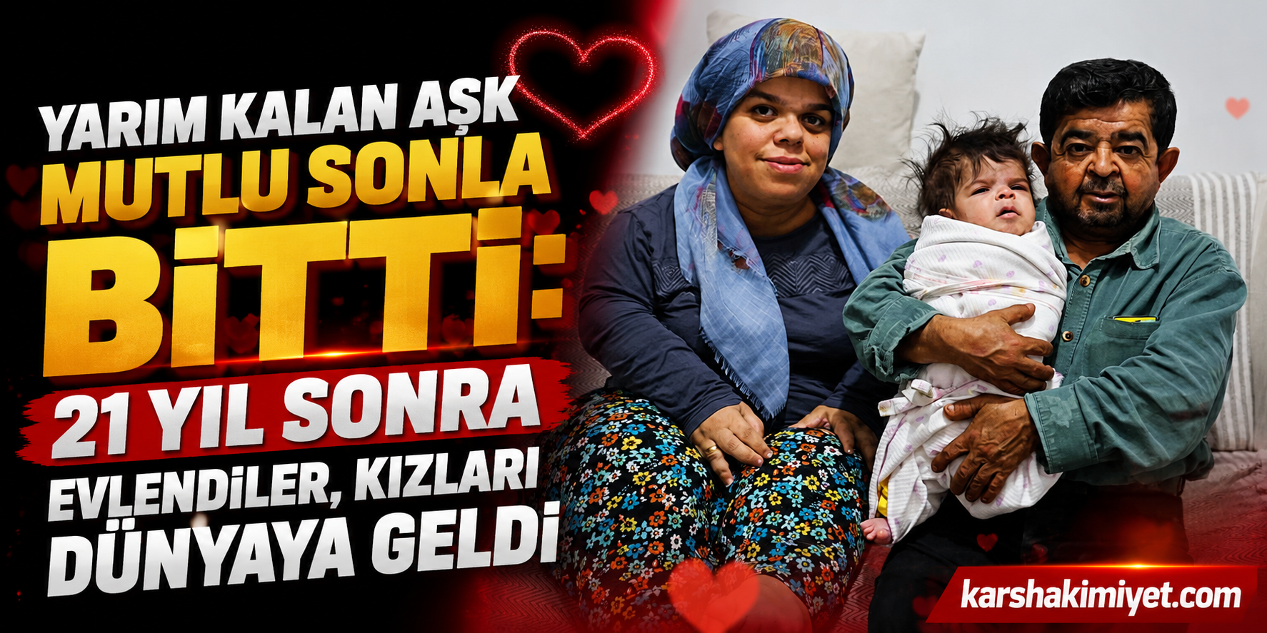 Yarım Kalan Aşk Mutlu Sonla Bitti: 21 Yıl Sonra Evlendiler, Kızları Dünyaya Geldi