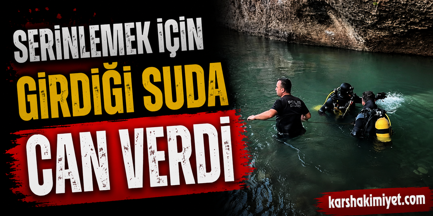 Serinlemek İçin Girdiği Suda Can Verdi