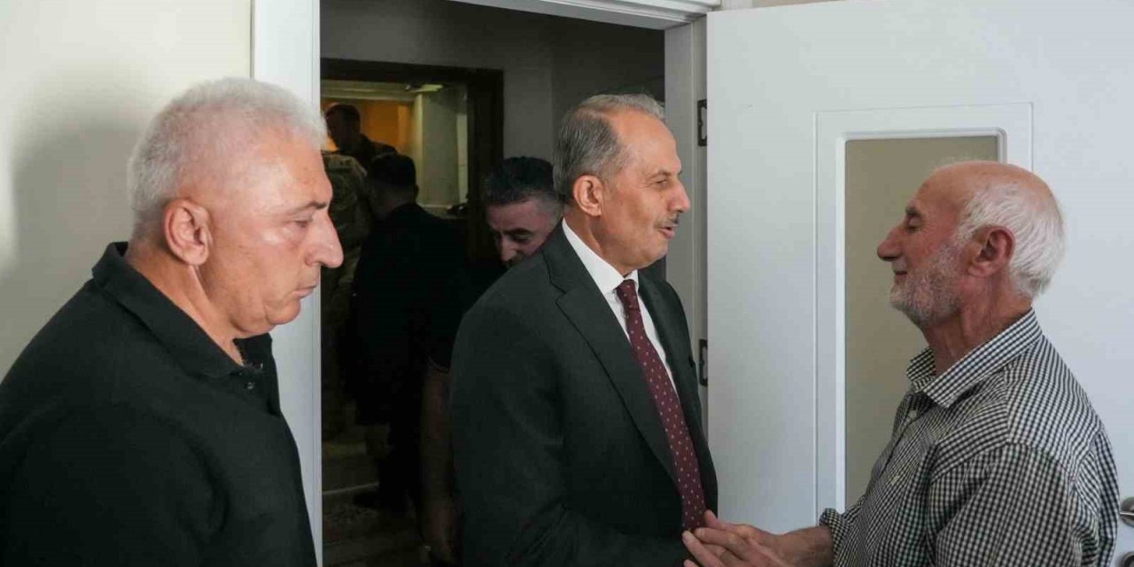 Vali Taşyapan’dan Yüksel Işık’ın kayınpederine taziye ziyareti