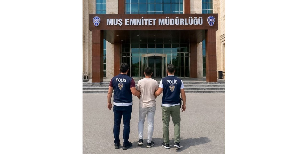 Muş’ta tefecilik suçundan aranan hükümlü yakalandı