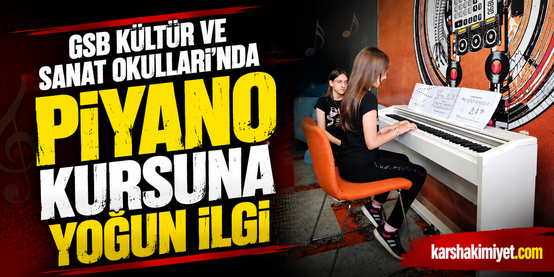 GSB Kültür ve Sanat Okulları'nda Piyano Kursuna Yoğun İlgi
