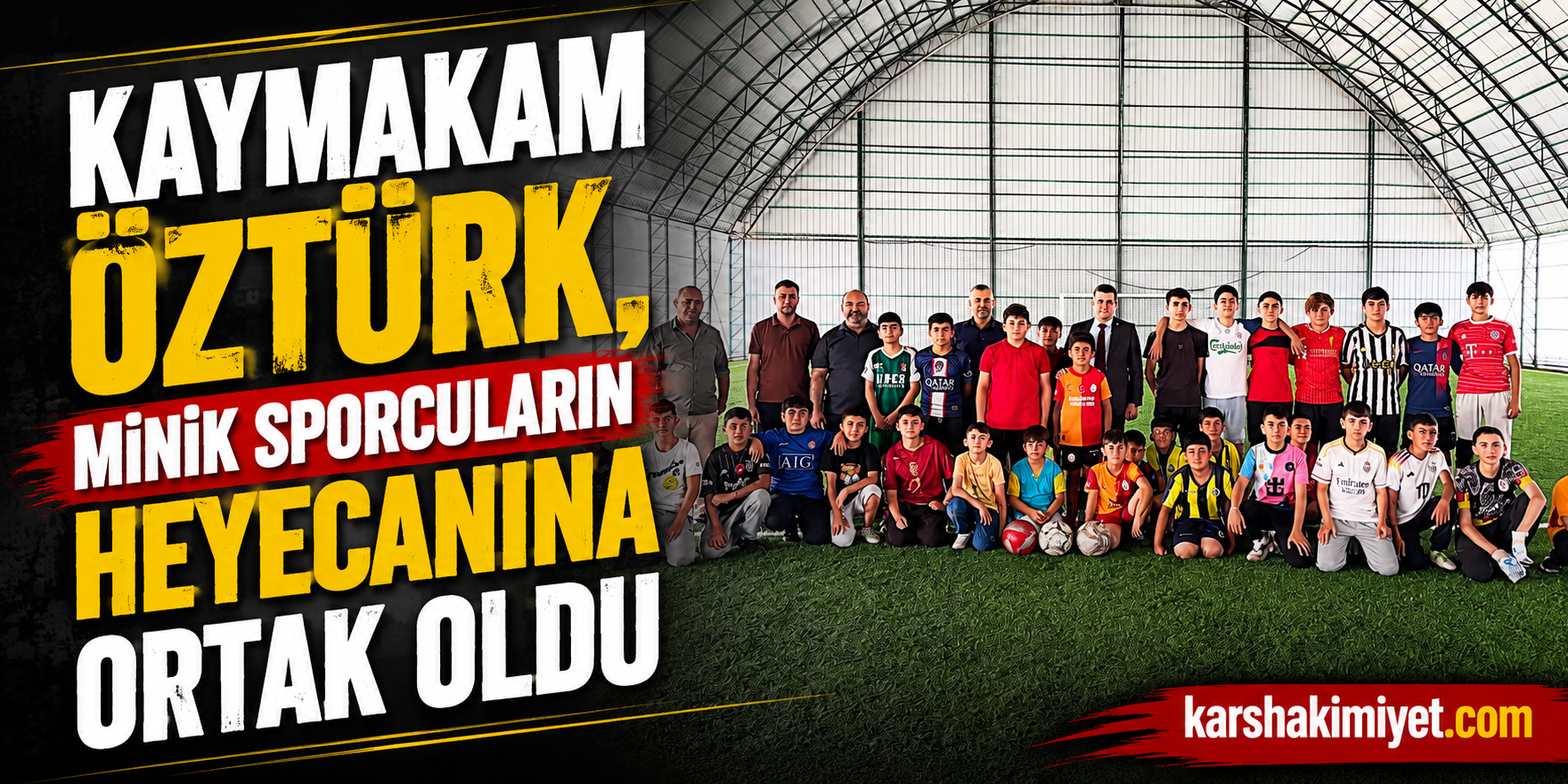 Kaymakam Öztürk, Minik Sporcuların Heyecanına Ortak Oldu