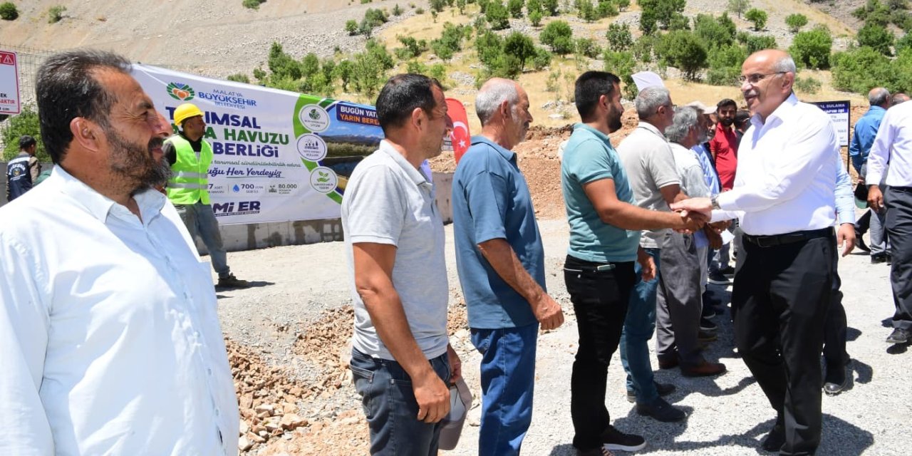 Malatya’da 207 adet sulama havuzunun inşaatı devam ediyor
