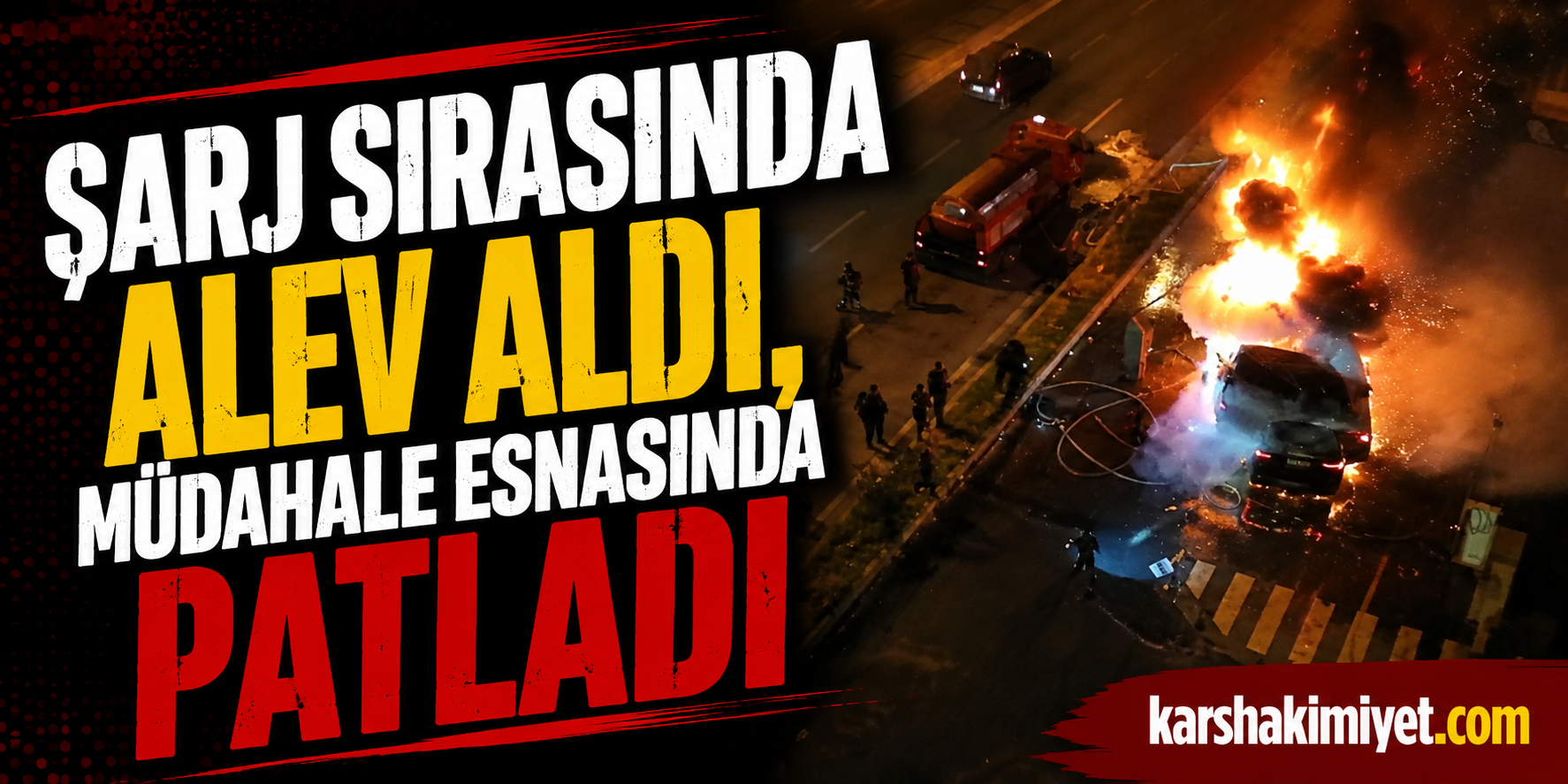 Şarj Sırasında Alev Aldı, Müdahale Esnasında Patladı