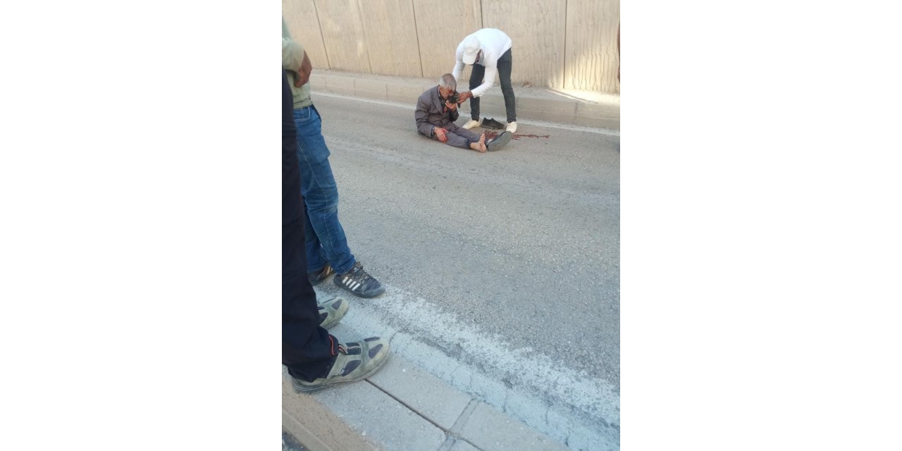 Elazığ’da bir vatandaş, katlı kavşaktan düşerek yaralandı