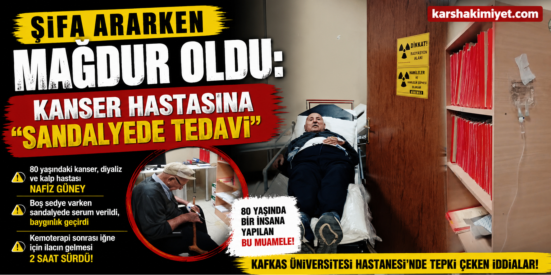 Şifa Ararken Mağdur Oldu: Kanser Hastasına 'Sandalyede Tedavi'