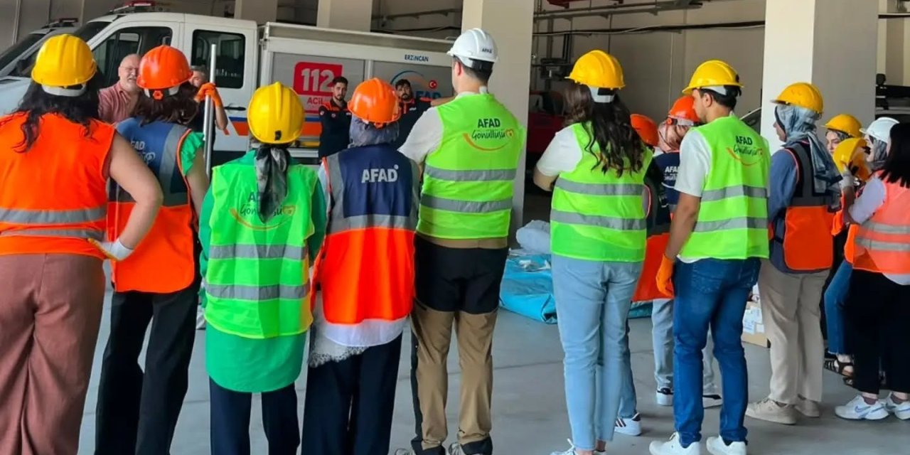 Erzincan’da Destek AFAD Gönüllü Eğitimi düzenlendi