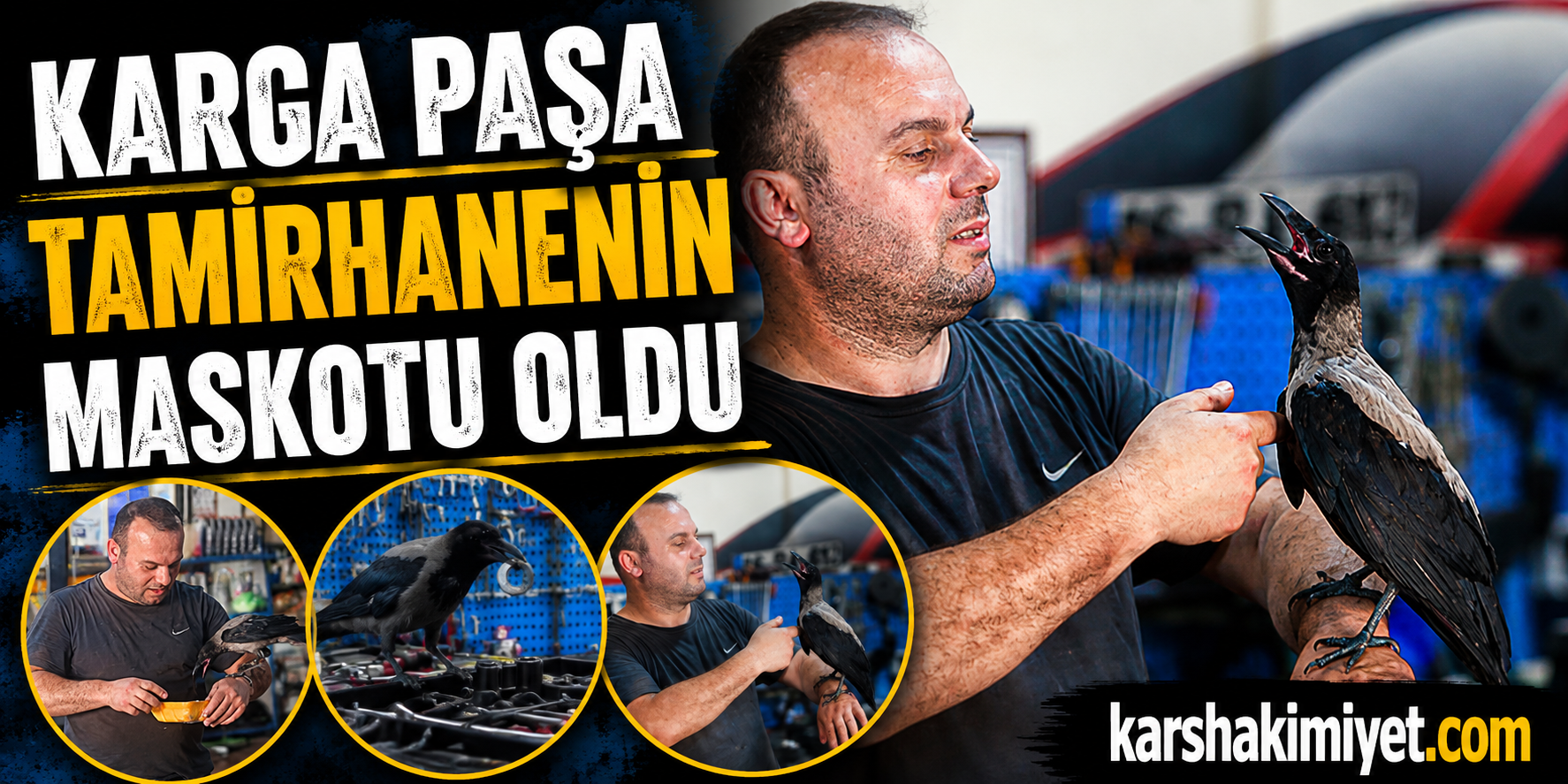 Karga Paşa Tamirhanenin Maskotu Oldu