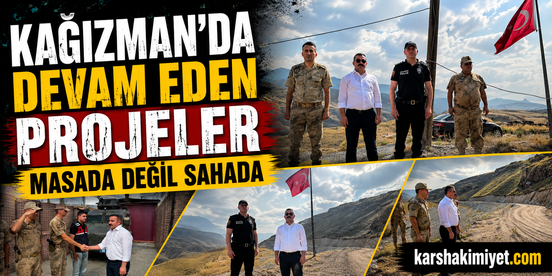 Kağızman'da Devam Eden Projeler Masada Değil Sahada