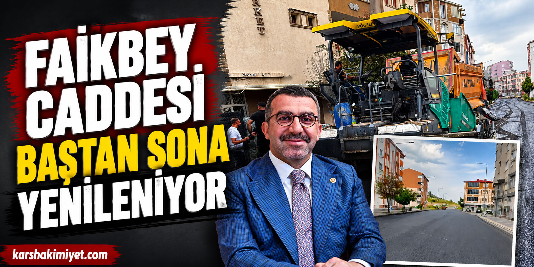 Faikbey Caddesi Baştan Sona Yenileniyor
