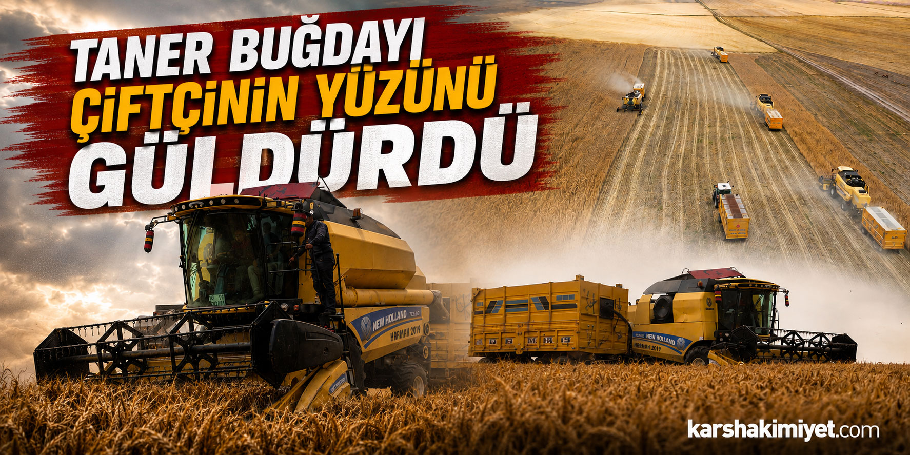 Taner Buğdayı Çiftçinin Yüzünü Güldürdü