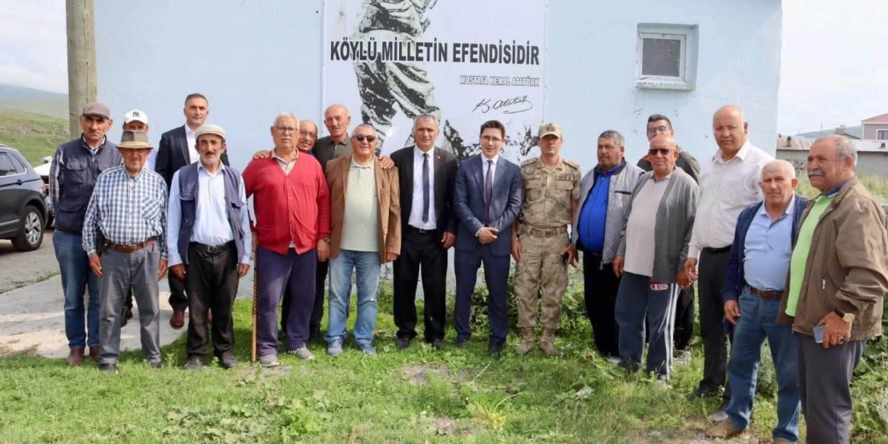 Çıldır Kaymakamı Sakızcı köylerde
