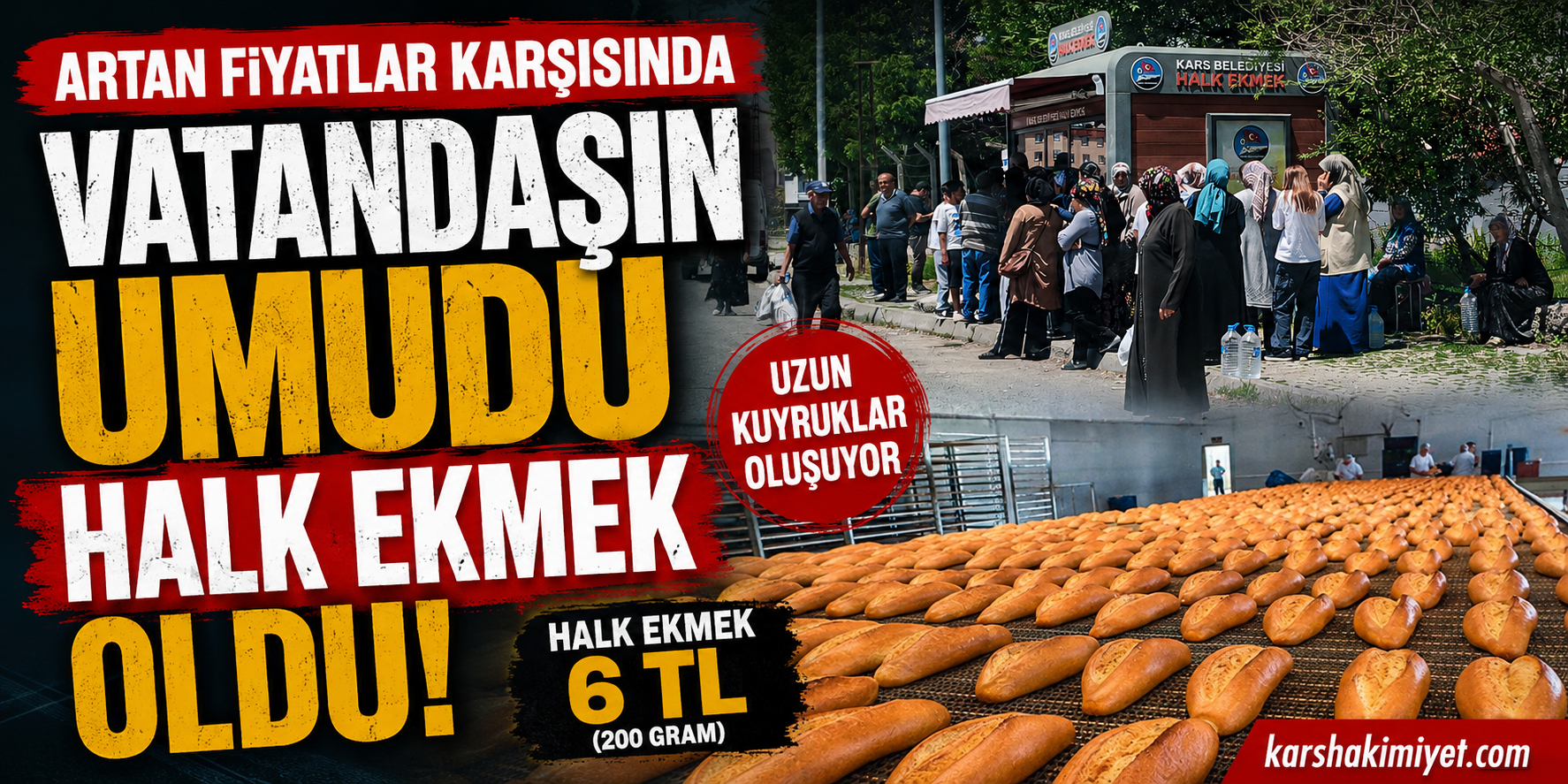 Vatandaşın Umudu Halk Ekmek Oldu