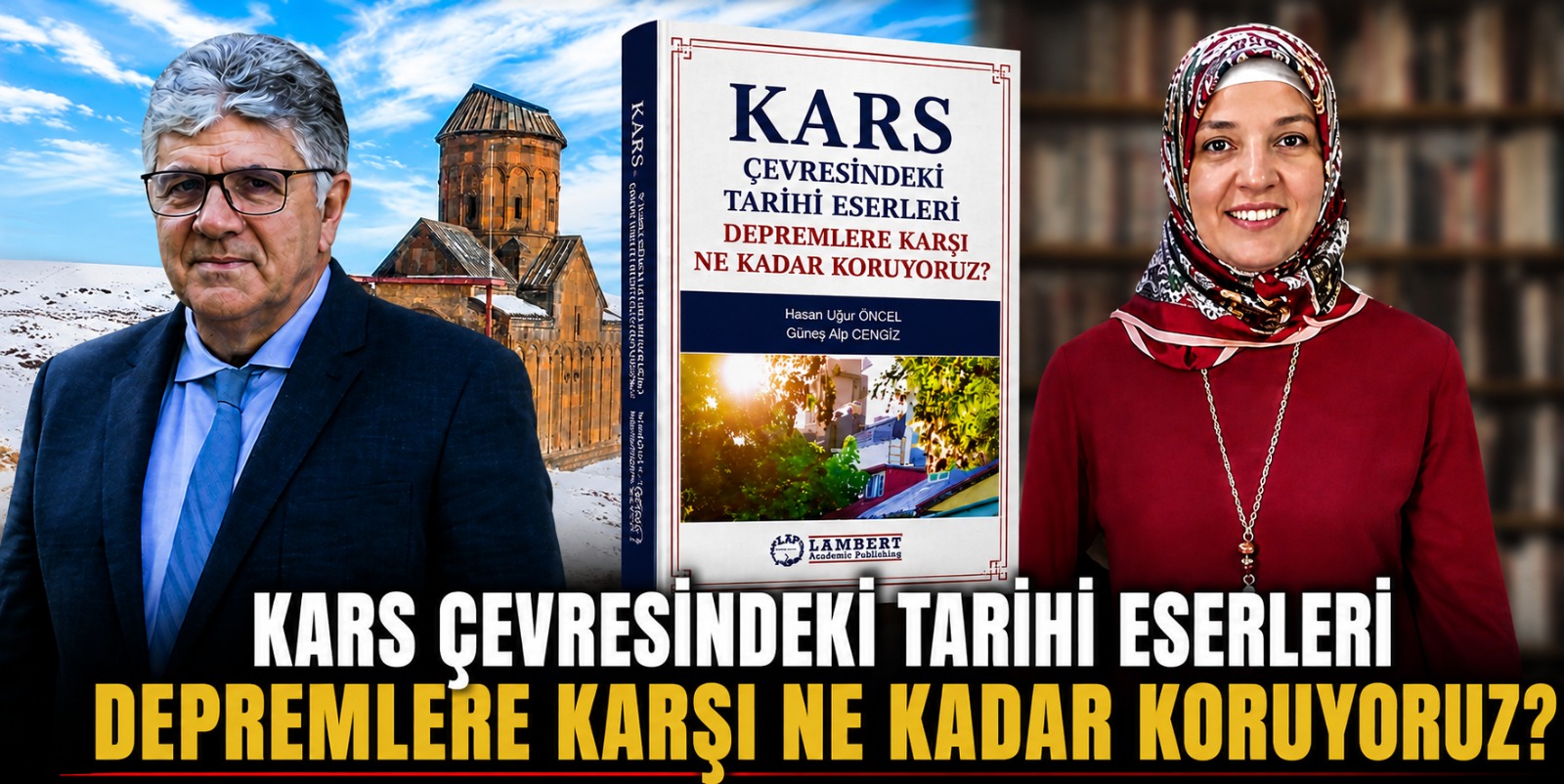 Uluslararası Yayınlanan Kitap Kars'ın Tarihi Yapılarındaki Deprem Riskine Dikkat Çekti