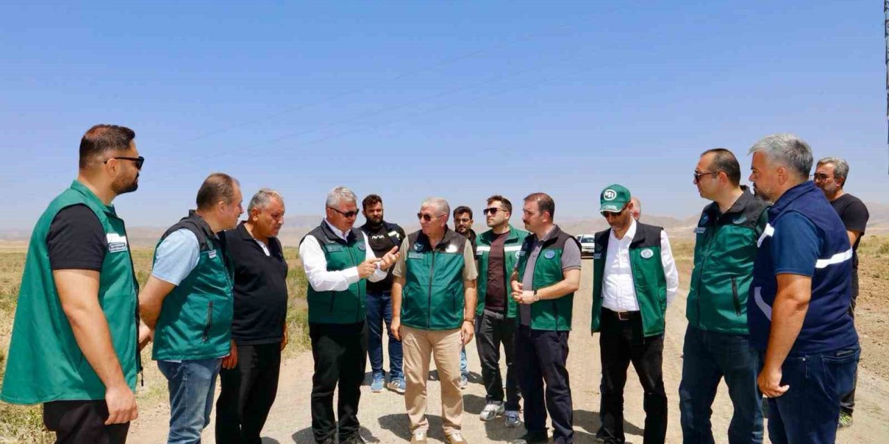 Erzincan’da arazi toplulaştırma çalışmalarına yakın takip