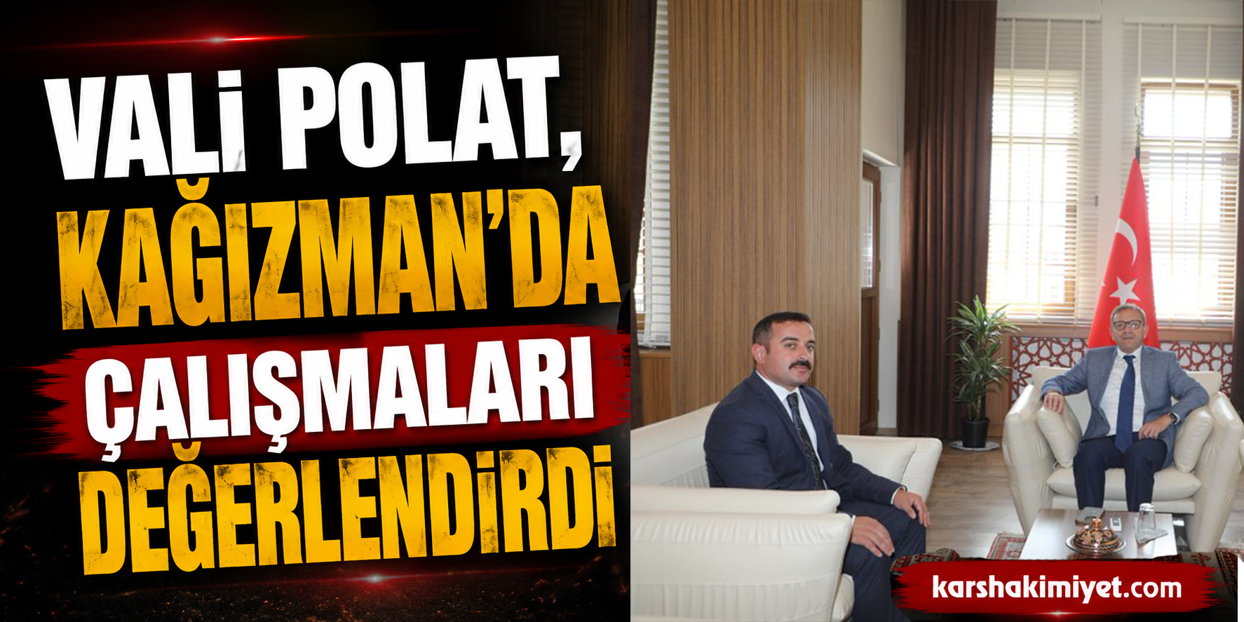 Vali Polat, Kağızman'da Çalışmaları Değerlendirdi