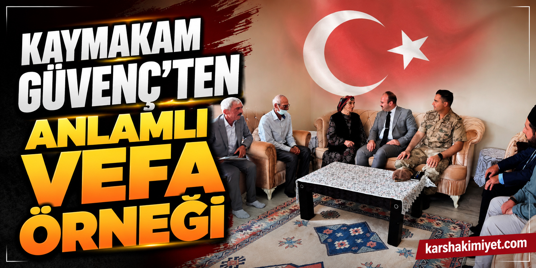 Kaymakam Güvenç'ten Anlamlı Vefa Örneği