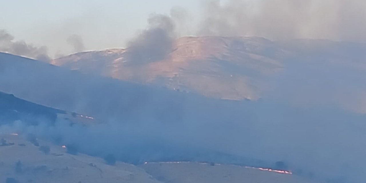 Pütürge’deki arazi yangını kontrol altına alındı