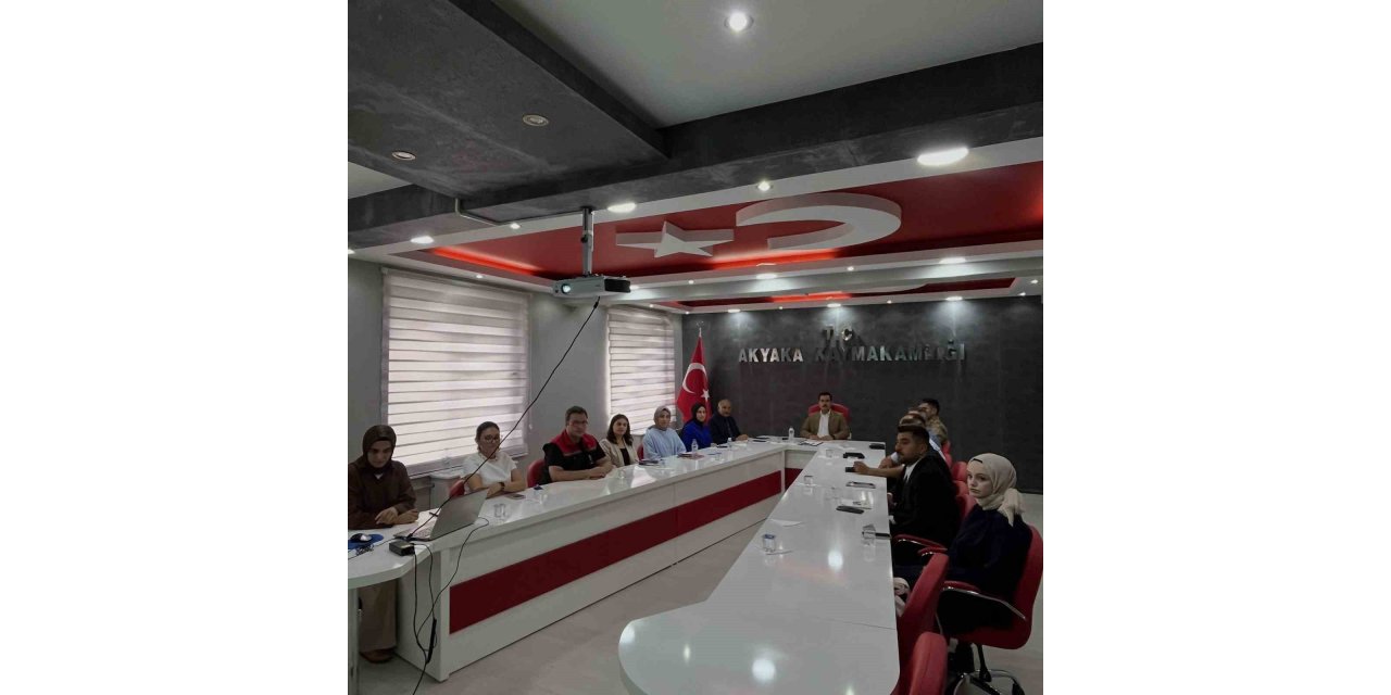 Akyaka’da kurum amirleri toplantısı gerçekleştirildi