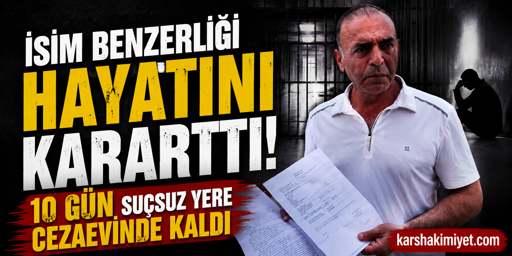 İsim Benzerliği Hayatını Kararttı: 10 Gün Suçsuz Yere Cezaevinde Kaldı
