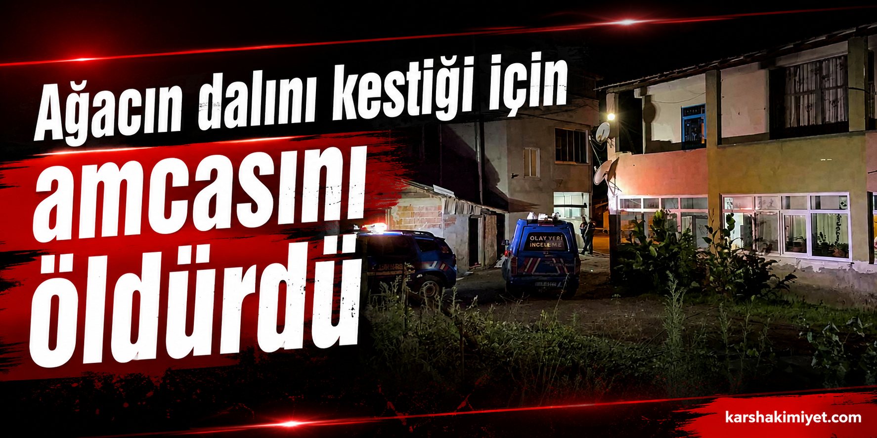 Ağacın dalını kestiği için amcasını öldürdü