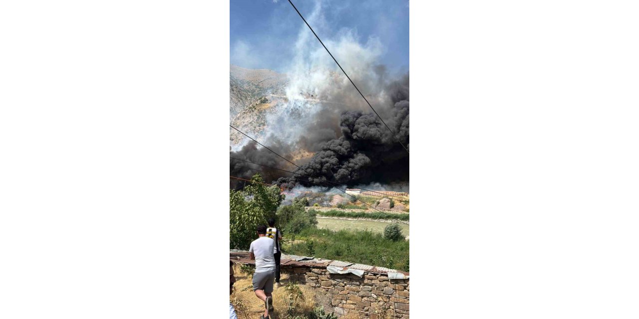 Hakkari’de yangın paniği