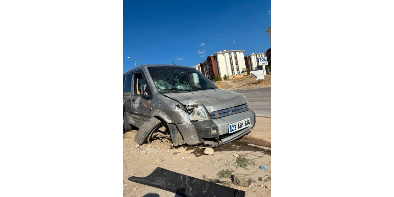 Elazığ’da trafik kazası: 1 yaralı
