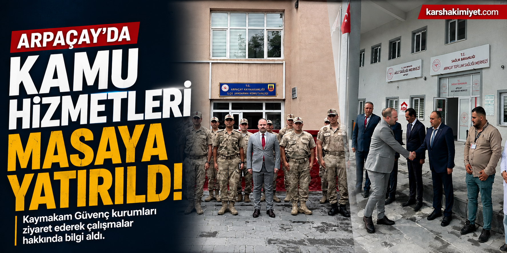 Arpaçay’da Kamu Hizmetleri Masaya Yatırıldı