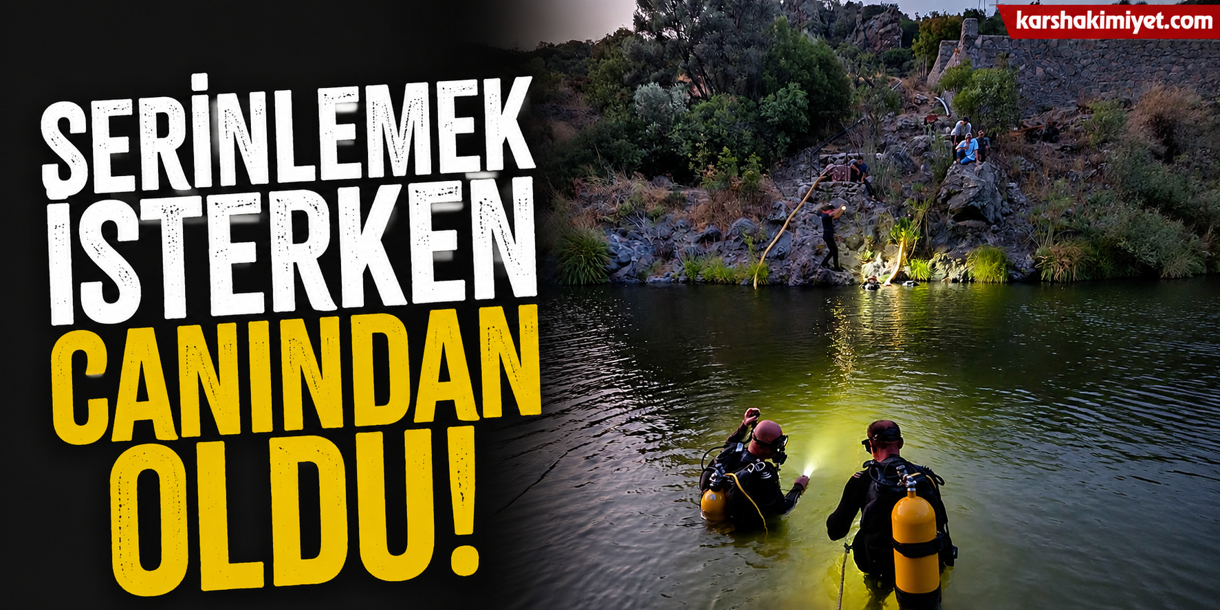 Serinlemek İsterken Canından Oldu