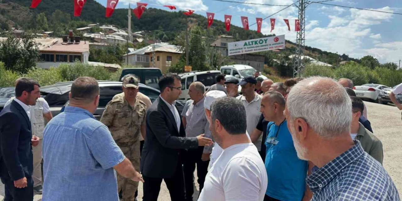 Kaymakam Taşkıran köy ziyaretlerini sürdürüyor