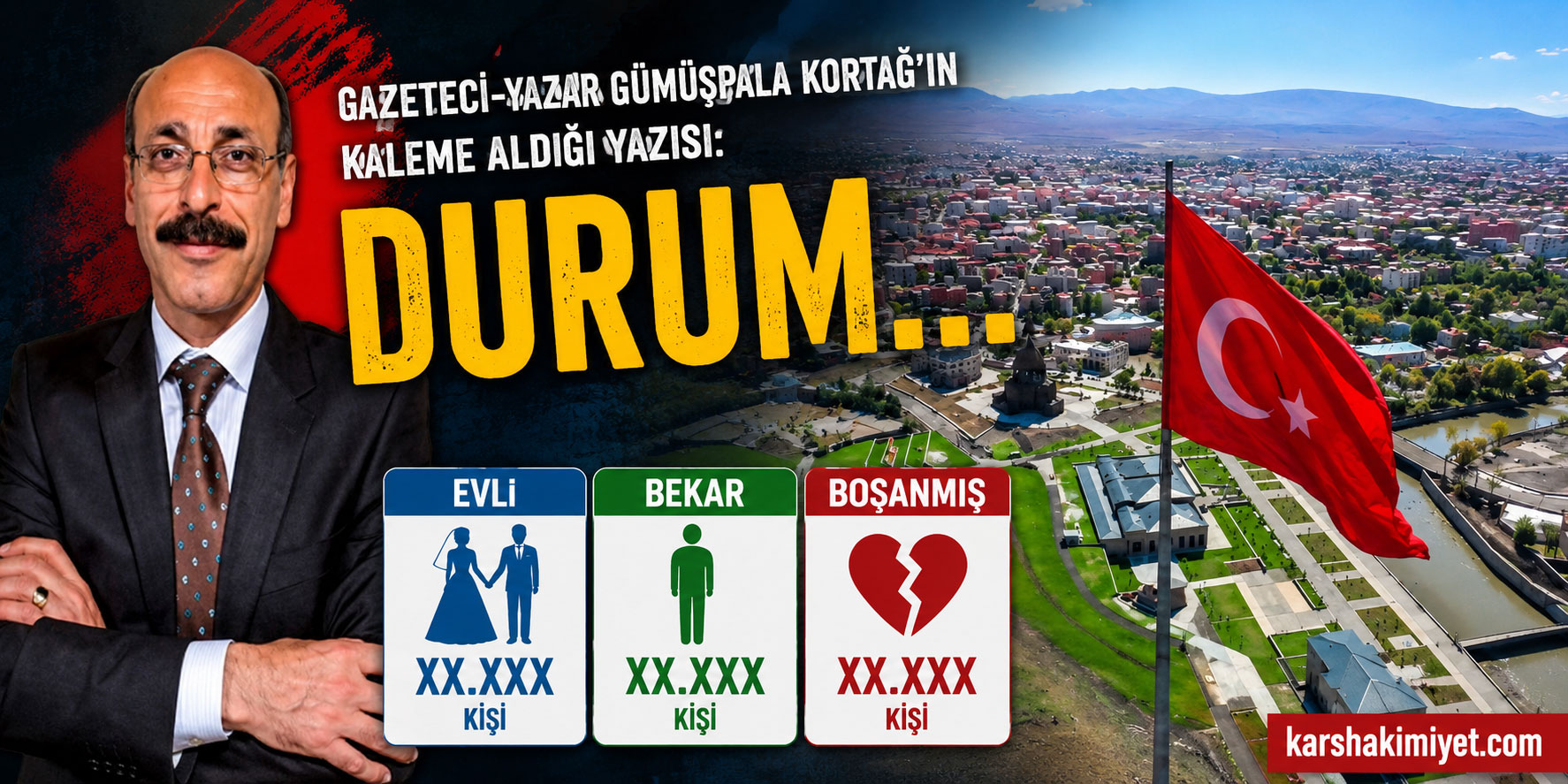 Gazeteci-yazar Gümüşpala Kortağ: DURUM…