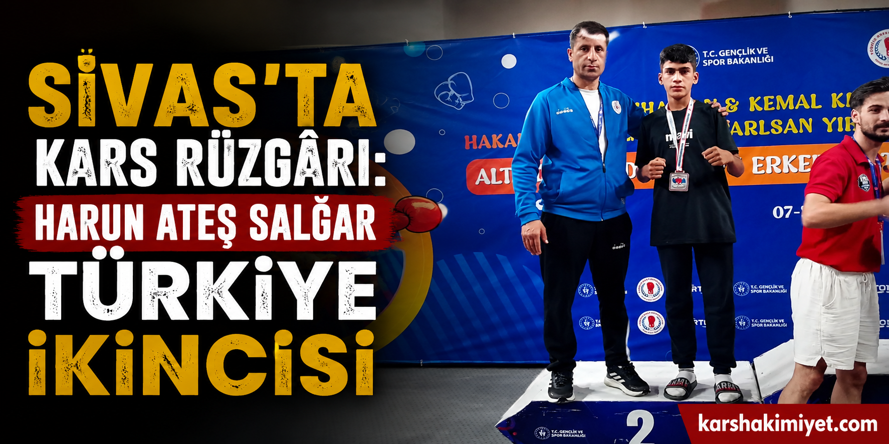 Sivas’ta Kars Rüzgârı: Harun Ateş Salğar Türkiye İkincisi