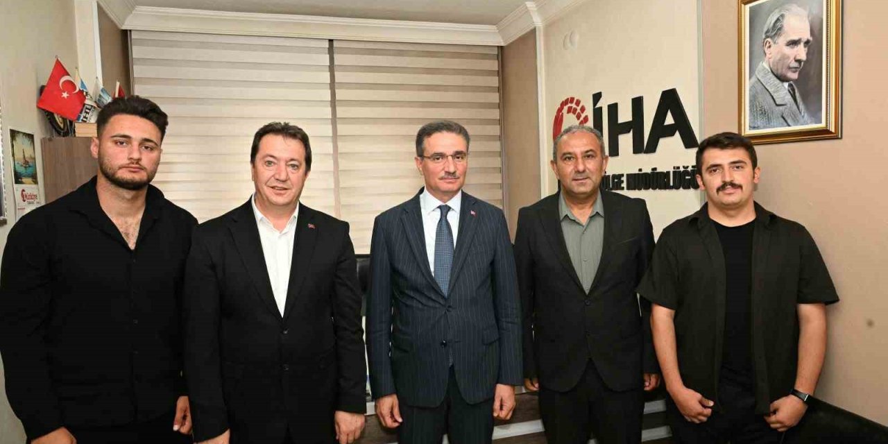 Vali Baruş’tan İHA Erzurum Bölge Müdürlüğü’ne ziyaret