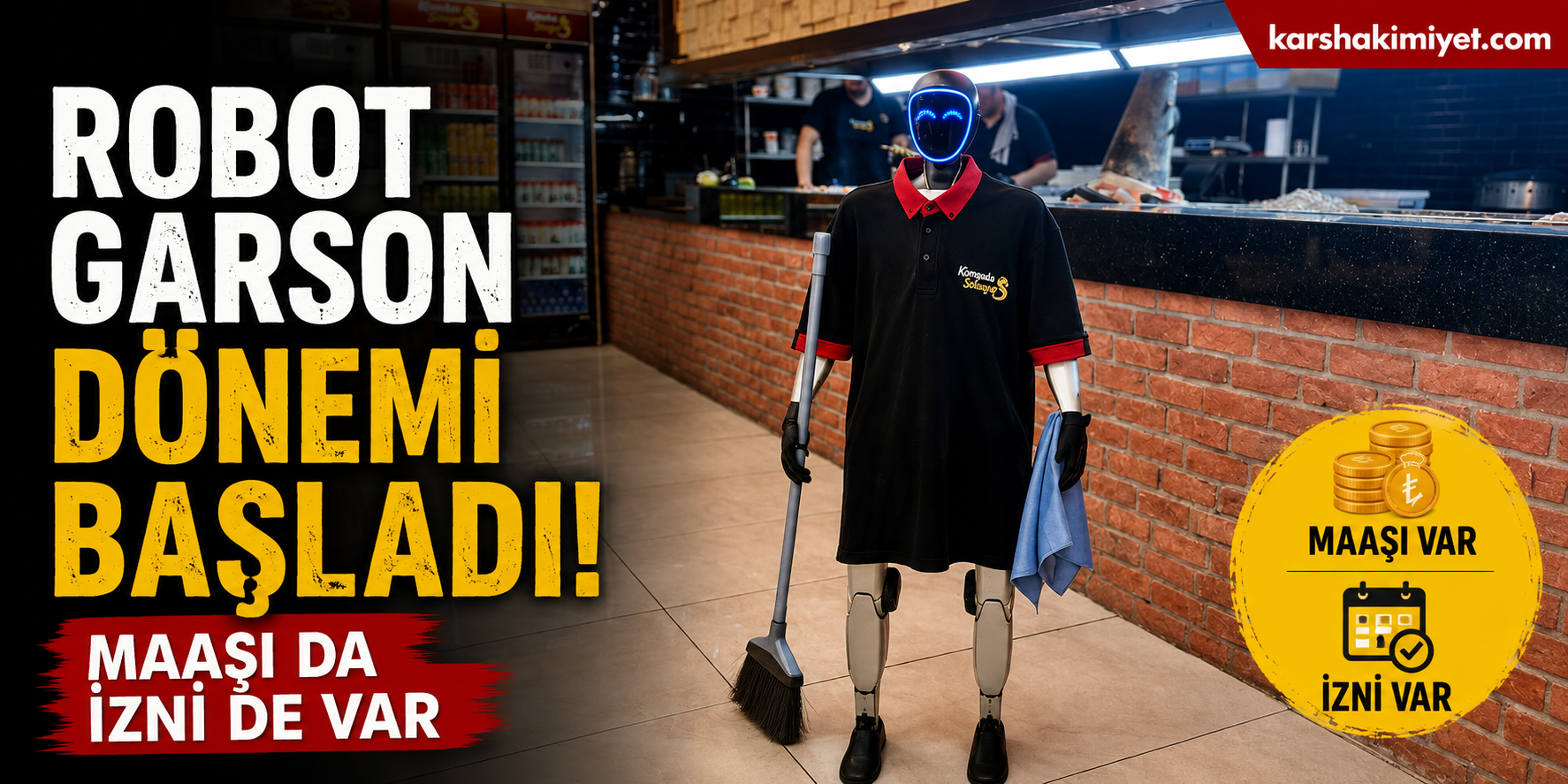 Robot Garson Dönemi Başladı: Maaşı da İzni de Var