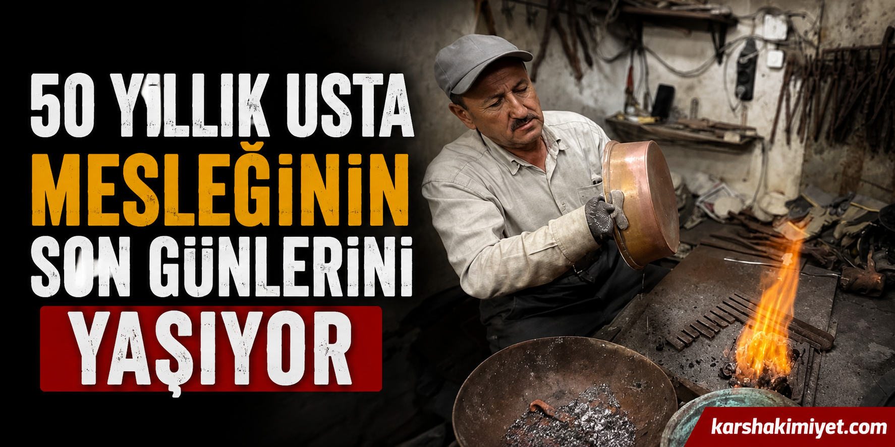 50 Yıllık Usta Mesleğinin Son Günlerini Yaşıyor
