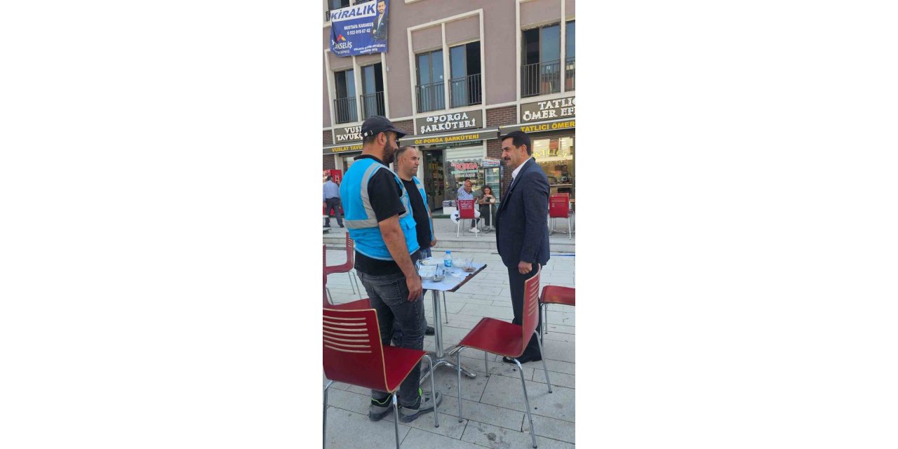 Başkan Taşkın’dan yeni çarşı esnafına ziyaret