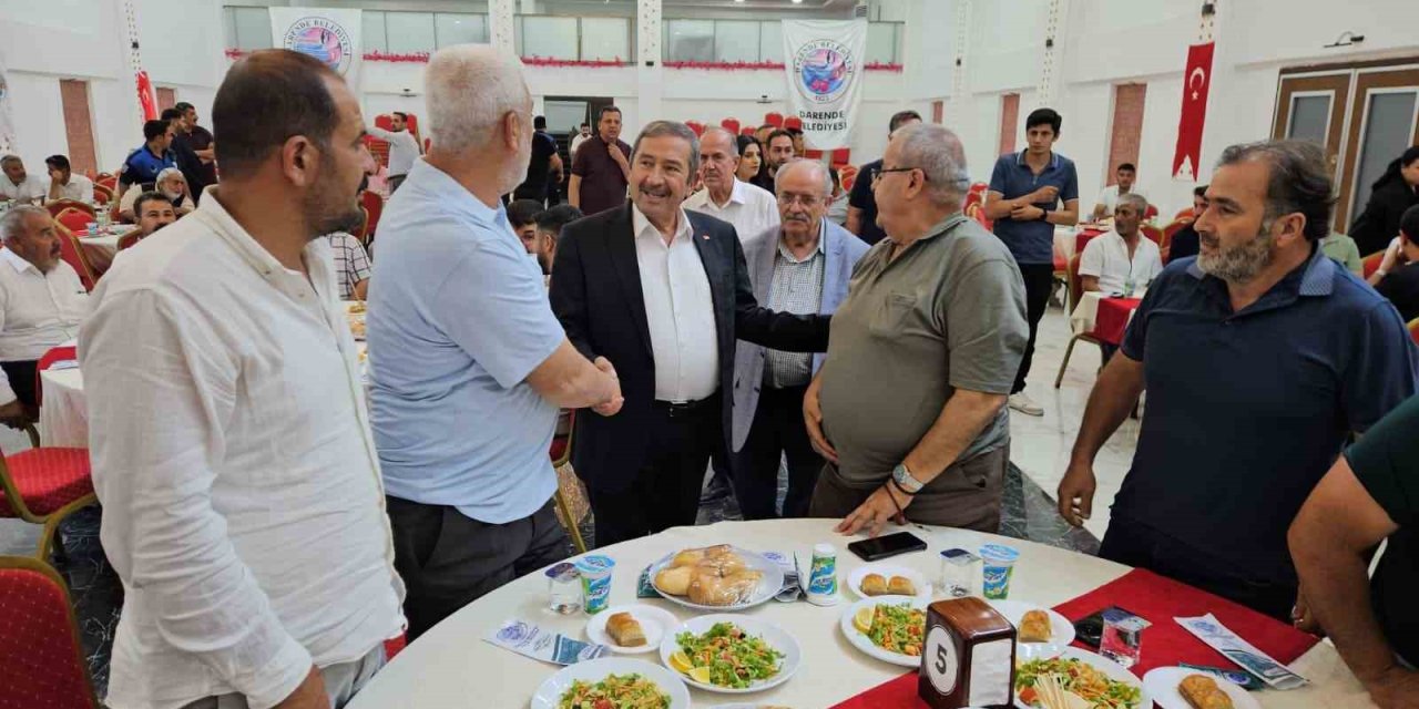 Darende’de Zengibar Festivali öncesi iş insanlarıyla buluşma