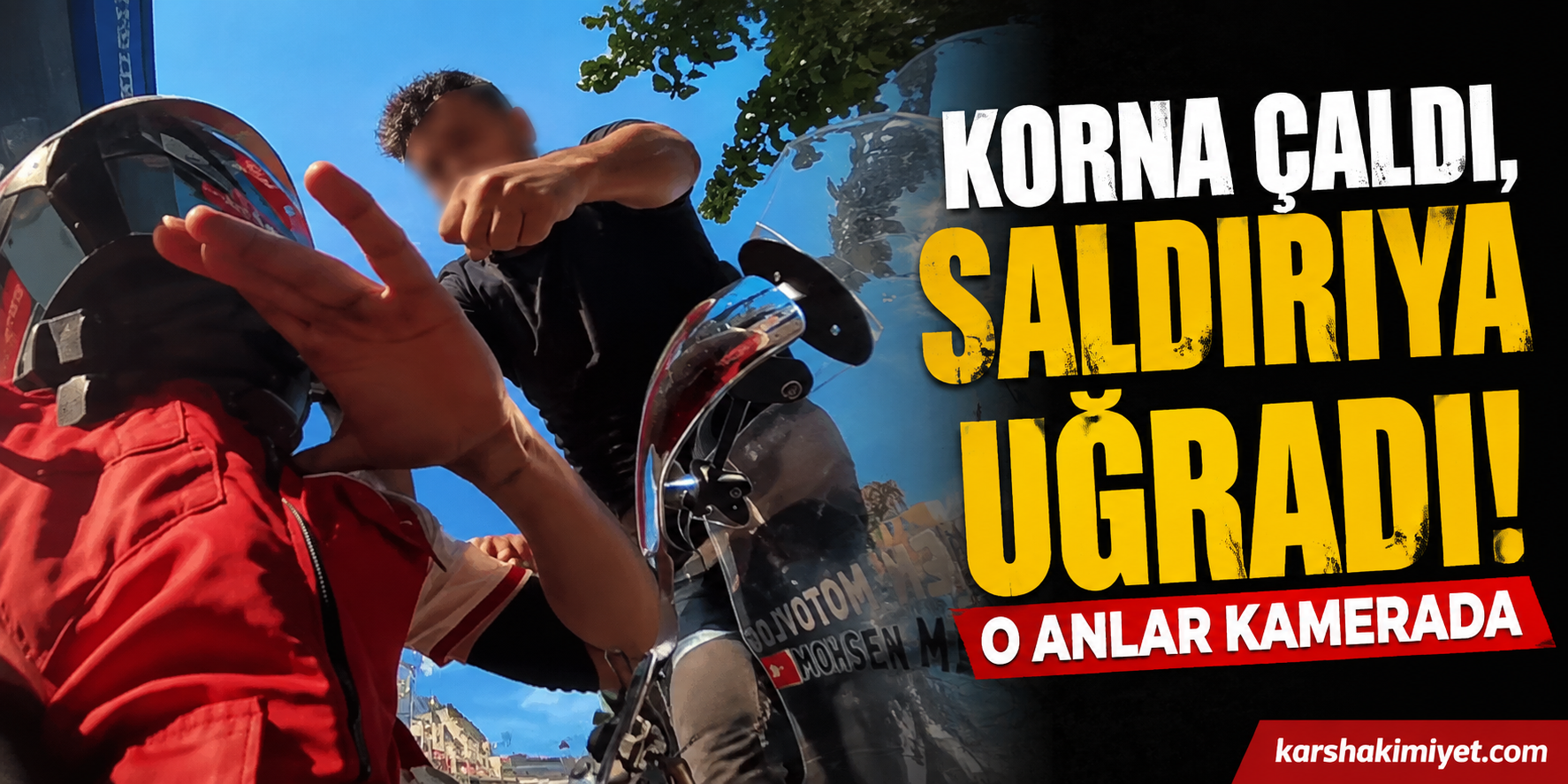 Korna Çaldı, Saldırıya Uğradı: O Anlar Kamerada